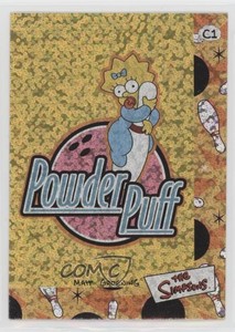 2000 Artbox The Simpsons Collectible Stickers Prisms Powder Puff #C1 00hi