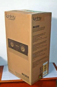 【NEW】INFINITY REFERENCE RC252 2-WAY CENTER SPEAKER (BLACK) - Picture 1 of 4