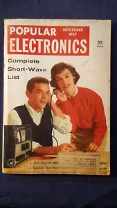 Vintage Popular Electronics Vol 7, No. 5 November 1957 - Imagen 1 de 6