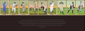2020 LJACards Buchner Gold Coin Baseball Trading Cards ACEO