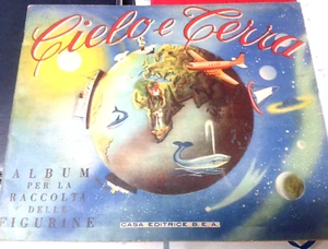 ALBUM FIGURINE VINTAGE CIELO E TERRA 1956 INCOMPLETO - Foto 1 di 22