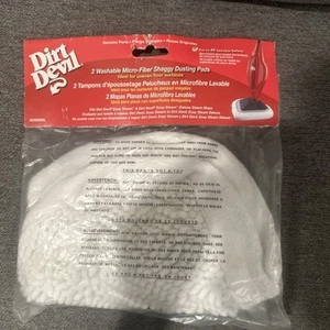 Dirt Devil Steam Mop Shaggy Pads (2-Pack), AD50005, White - Picture 1 of 8