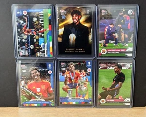 Lot 6x Lamine Yamal Topps Now Ucl Euro #54 #17 #66 #62 Ballon D'or - Foto 1 di 7