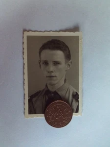 Foto Portrait Junge Uniform Jugend Pimpf Bann 437 Hohenstaufen Süd Württemberg - Picture 1 of 2