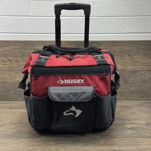 "Bolsa de herramientas enrollable Husky 14"" resistente a la intemperie con cremallera superior poliéster" - Imagen 1 de 14