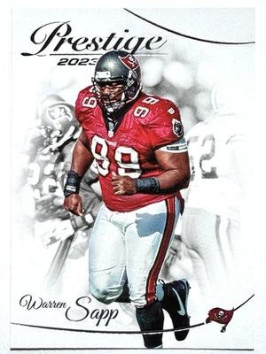 HOF'er WARREN SAPP Tampa Bay Buccaneers 2023 Panini Prestige Football Card #281 - Image 1 of 2