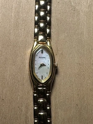 Pulsar V220-6380 Ladies Vintage Gold Tone Quartz Watch  - Image 1 of 4