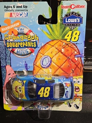 Team Caliber Jimmie Johnson#48 SpongeBob Squarepants Nascar Lowes Racing - Image 1 of 2