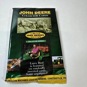 John Deere Collector Cards Sealed 10 Cards Packs 1996 Limited Edition Larry Bird - Picture 1 of 5