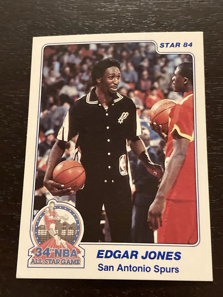 1984 Star All-Star Game Slam Dunk Edgar Jones #6 NRMT - Image 1 of 2