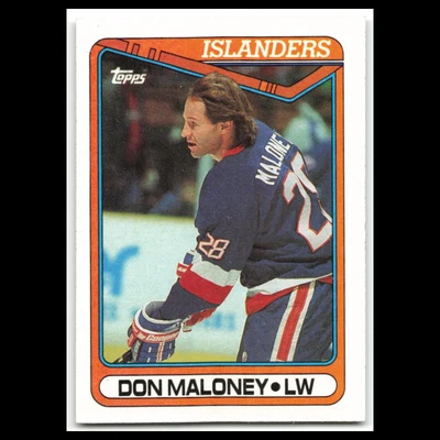 Don Maloney #31 1990 Topps New York Islanders Hockey Card NHL NM - Image 1 of 3