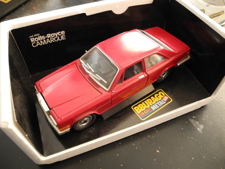 Very Rare VINTAGE Bburago 1980 Rolls-Royce Camargue Coupe, MADE IN ITALY! - Image 1 of 4