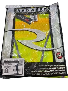 Radians RadWear SV55 Hi-Vis Safety Vest Size 3X ANSI 107 Type R Class 2 Two-Tone - Picture 1 of 4