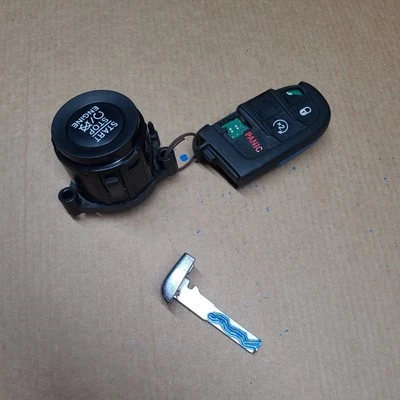 Interruptor de encendido botón de arranque/parada del motor Fiat 500x 2015-2022 OEM con FOB Foto 1 de 4