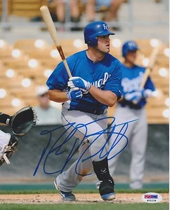 MIKE MOUSTAKAS SIGNED AUTO'D 8X10 PHOTO PSA/DNA ROOKIE GRAPH KANSAS CITY ROYALS - Picture 1 of 1