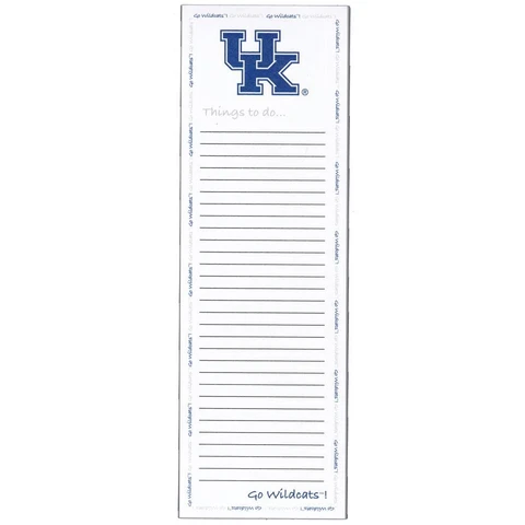 Kentucky Wildcats Magnetic To Do List Pad Cover