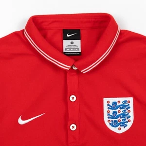 Nike England National Team 2018 - 2019 Away Football Polo XS FA ENGLAND BUTTONS - Picture 1 of 10