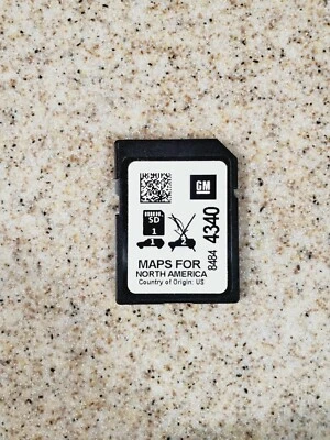 2020-2022 GM GMC CADILLAC NAVIGATION SD CARD 8484 4340 FACTORY GM OEM - Image 1 of 2