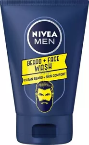 Nivea Men Clean Beard & Skin Comfort Face Wash 3.38 Oz - Picture 1 of 1