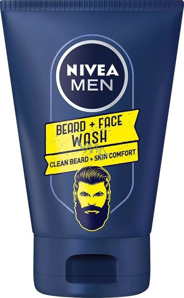 Nivea Men Clean Beard & Skin Comfort Face Wash 3.38 Oz - Image 1 of 1