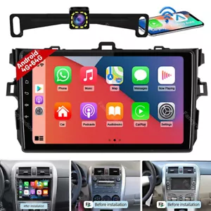 4+64GB Android 13 For Toyota Corolla 2009-2013 Car Stereo Radio CarPlay Camera - Bild 1 von 12