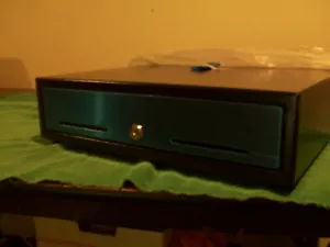 NEW (NIB) M-S MS Cash Drawer w/ Till Key & Cable RJ11 CF-405BX-M-B - Picture 1 of 2