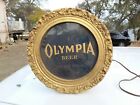 Vintage Electric Olympia Sign/Light Breweriana Collectible Advertisement Bar Man