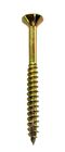 Gold Woodscrews Multi Purpose WoodScrews Single Thread Countersunk Pozi All Size