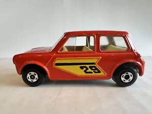 Matchbox Superfast Series #29 Racing Mini Orange 1970 excelente - Imagen 1 de 6