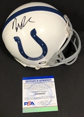 Frank Reich Signed Autographed Indianapolis Colts Mini Helmet Psa/Dna - Image 1 of 2