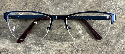 Marco de gafas Nicole Miller Fitzroy Co3 azul marrón medio borde 55-17-137-35 mm G7 Foto 1 de 4