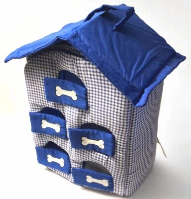 Cabaña de almacenamiento para niños de peluche perro gato gatito hueso de pez PJ juguetes de colección Foto 1 de 2