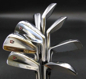 Set of 8x Wilson Staff Fg59 Forged Tour Blade Irons 3-PW Regular Steel Shafts - Picture 1 of 6