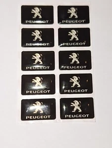 Peugeot Stickers Internal Decals x 10 - Picture 1 of 1