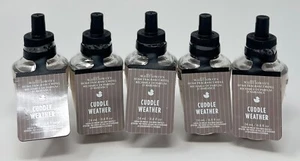 5 BATH & BODY WORKS CUDDLE WEATHER WALLFLOWER FRAGRANCE REFILL BULB PLUG IN LOT - Picture 1 of 4