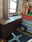 antique store shelves and drawer display 20‘ x 89“ each by 22D