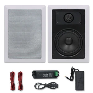 2 PC Herdio 5.25" Bluetooth Ceiling Speaker Flush Mount Wall Kitchen Speakers AU - Picture 1 of 15
