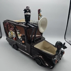 Nightmare Before Christmas Hearse Car Serving Dish Chip Dip Bowl Jack Skellingto - Picture 1 of 23