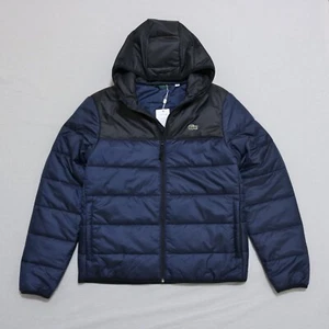 Lacoste Men Puffer Hoodie Jacket size M new with tag - Picture 1 of 12