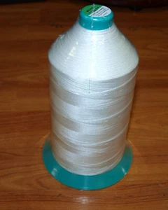 White Bonded nylon 92 thread for upholstery 16 ounces spool - Picture 1 of 2