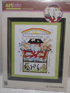 Künstler Kreuzstich Set Arche Noah Sampler Design NEU/VERSIEGELT - Bild 1 von 6