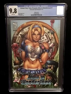GRIMM FAIRY TALES PRESENTS ALICE IN WONDERLAND #1 CGC 9.8 WP EBAS VARIANT COVER - Picture 1 of 2