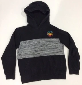 Neff Youth Boy's Black Forever Fun Graphic Pullover Hoodie Sweatshirt Sz L - Picture 1 of 4