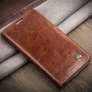 Qialino Echtleder Handytasche Schutzhülle Leder Hülle Cover Etui Business Case - Bild 1 von 13