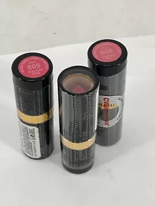 3 PACK Revlon Super Lustrous Lipstick Shine Kissable Pink 805 NEW SEALED - Picture 1 of 6