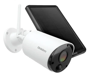 UNIDEN GUARDIAN APP CAM SOLO BULLET KIT WEATHERPROOF CAMERA W/SOLAR PANEL - Picture 1 of 6