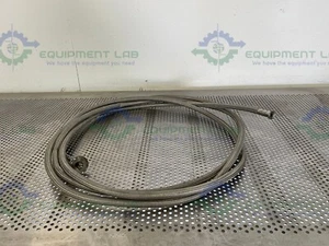 240" Stainless Steel Braided Hose w/ 1" to 1/2" Sanitary Fitting - Picture 1 of 12