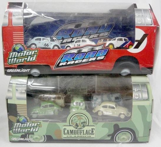 ¡Lote de 2 juegos de coches de juguete miniatura diecast Greenlight Motor World VW Volkswagen! Foto 1 de 4