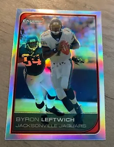 Byron Leftwich Bowman 2006 cromo refractor de fútbol americano #129 - Imagen 1 de 2
