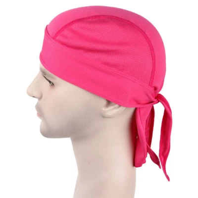 Outdoor Headwear Head Wrap Sweat Wicking Cap Motorcycle Biker Bandana Beanie Hat - Imagem 1 de 4